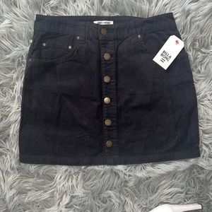 ✨NWT✨ Corduroy High Waist Mini Skirt With Pockets